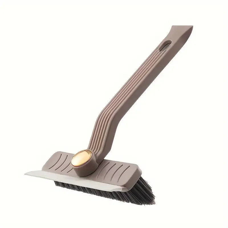 Multi-Purpose Tile Cleaning Brush, 360° Rotating Hard Bristle Scrubber for Bathroom & Kitchen Floors and Walls