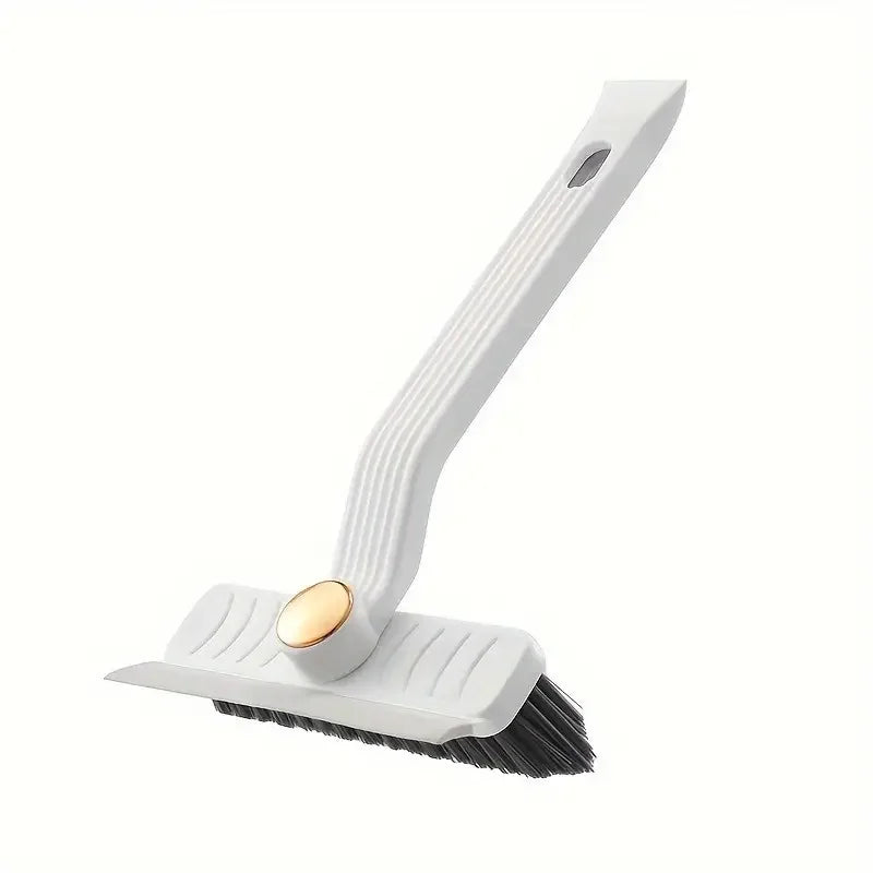 Multi-Purpose Tile Cleaning Brush, 360° Rotating Hard Bristle Scrubber for Bathroom & Kitchen Floors and Walls