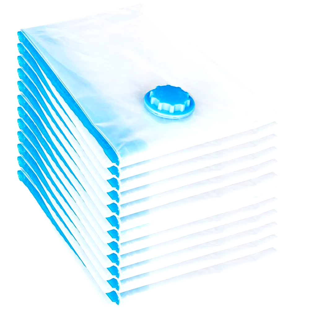Vacuum Storage Bags with Valve Folding Compressed Space Saving Clothes Storage Big Size for Towel Cloth Blanket