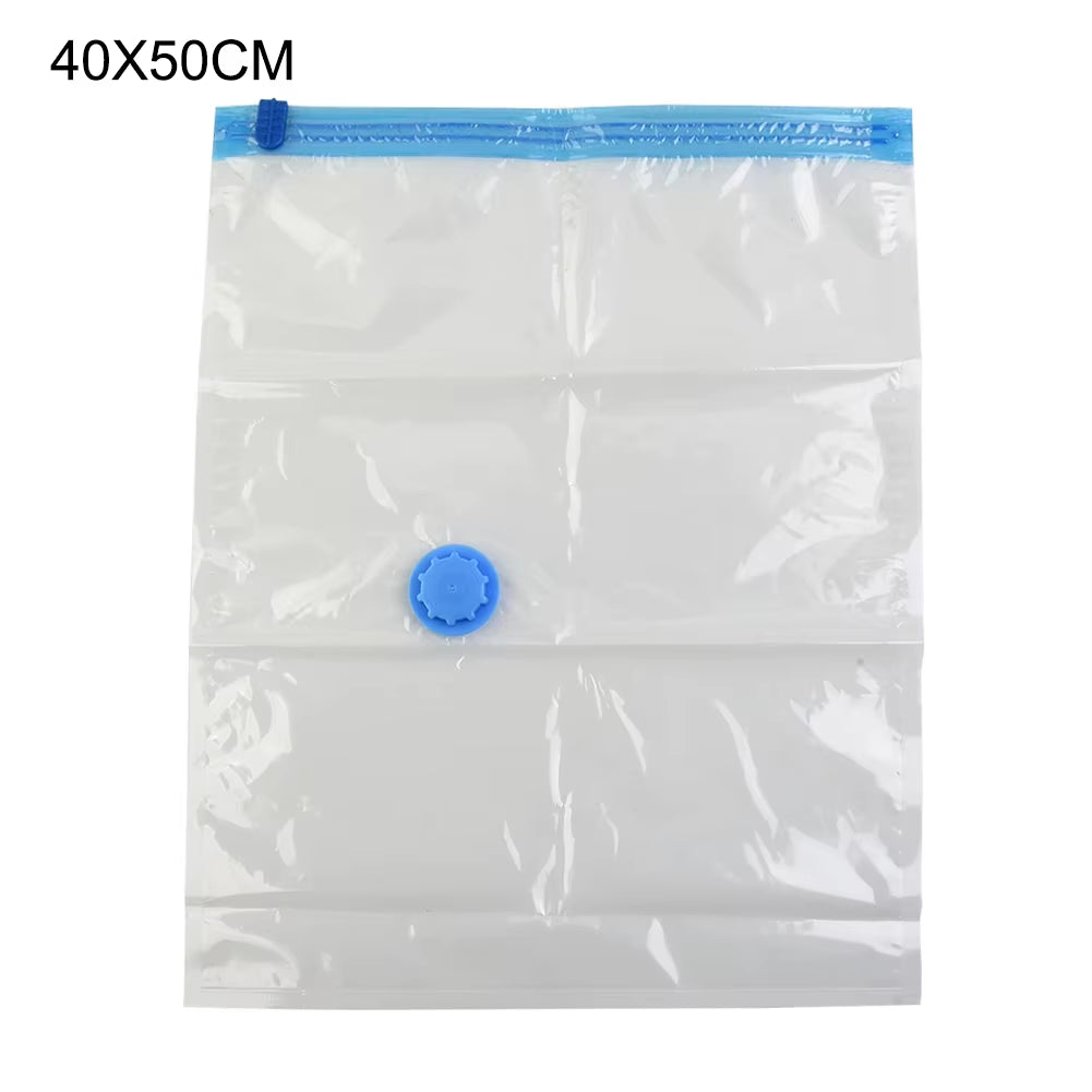Vacuum Storage Bags with Valve Folding Compressed Space Saving Clothes Storage Big Size for Towel Cloth Blanket