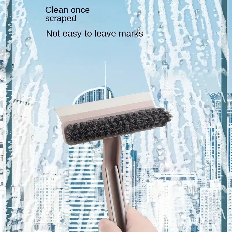 Multi-Purpose Tile Cleaning Brush, 360° Rotating Hard Bristle Scrubber for Bathroom & Kitchen Floors and Walls