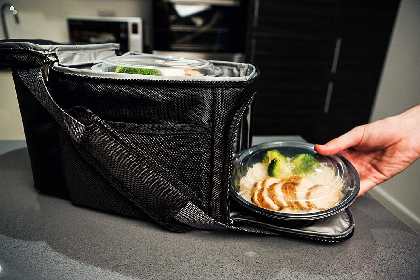 30 Pack Meal Prep Containers Reusable | Bpa-Free Plastic Meal Prep Containers - Airtight Lids, Microwave & Freezer Safe for Portion Control (30 -Pack, 24 Oz)