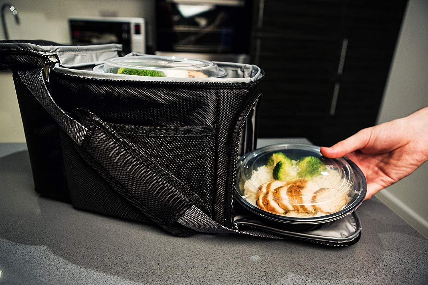 30 Pack Meal Prep Containers Reusable | Bpa-Free Plastic Meal Prep Containers - Airtight Lids, Microwave & Freezer Safe for Portion Control (30 -Pack, 24 Oz)