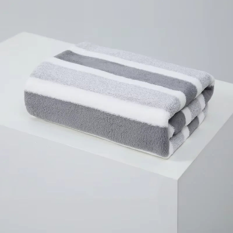 70X140Cm 1 Pc Thickened Absorbent Bath Towel Soft Face Towel for Home