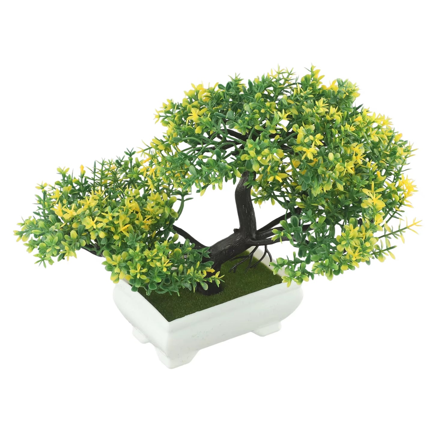 1Pc Artificial Plants Bonsai Small Tree Pot Fake Plant Flowers Potted Ornaments for Garden Decor Home Room Table Decor