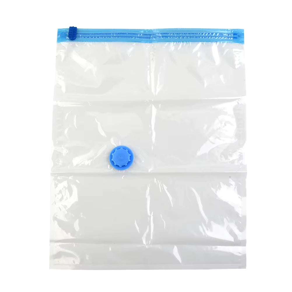 Vacuum Storage Bags with Valve Folding Compressed Space Saving Clothes Storage Big Size for Towel Cloth Blanket